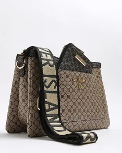 River Island monogram crossbody bag< Bags, Purses & Luggage
