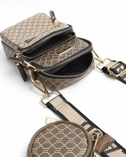 River Island monogram phone holder bag< Bags, Purses & Luggage