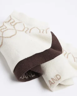 River Island monogram trainer socks multipack< Socks & Tights