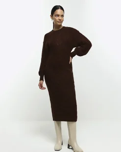 River Island plait jumper midi dress< Dresses