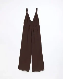 River Island Plunge Cut Out Jumpsuit< Jumpsuits & Playsuits