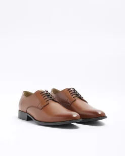River Island pointed formal derby shoes< Essentials