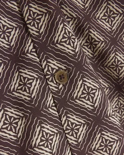 River Island regular fit geometric revere shirt< Shirts