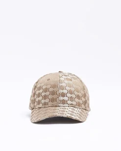 River Island RI monogram jacquard cap< Accessories