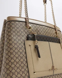 River Island RI monogram pocket tote bag< Bags, Purses & Luggage