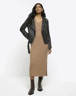 River Island rib jumper maxi dress< Dresses