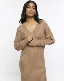 River Island rib jumper maxi dress< Dresses