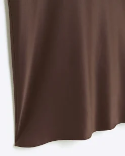 River Island satin midi skirt< Skirts
