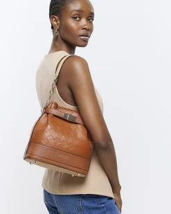 River Island weave bucket cross body bag< Bags, Purses & Luggage