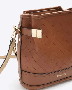 River Island weave bucket cross body bag< Bags, Purses & Luggage