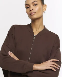 River Island zip up bomber sweatshirt< Loungewear