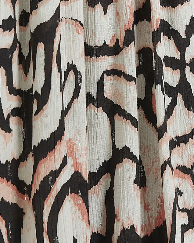 River Island abstract cut out beach maxi dress< Swimwear & Beachwear