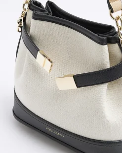 River Island canvas bucket cross body bag< Bags, Purses & Luggage