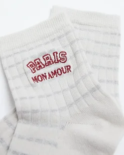 River Island embroidered ankle socks< Socks & Tights