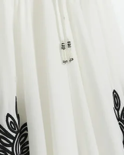 River Island embroidered plunge beach maxi dress< Swimwear & Beachwear