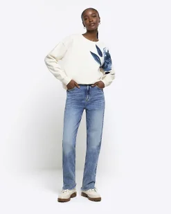 River Island floral graphic sweatshirt< Loungewear