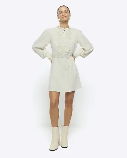 River Island floral tie waist shift mini dress< Dresses