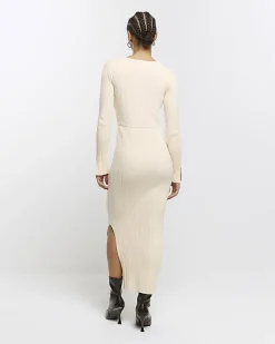 River Island knit rib jumper maxi dress< Dresses