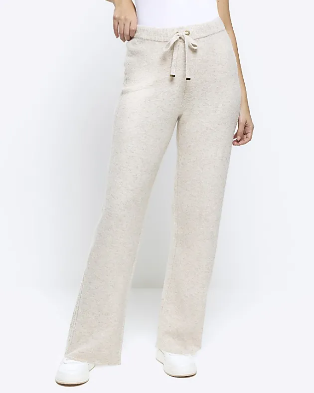 River Island Knit Straight Joggers< Trousers