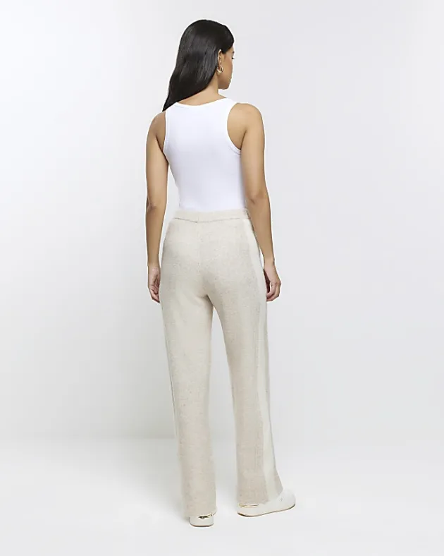 River Island Knit Straight Joggers< Trousers