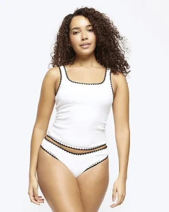 River Island low waist crinkle bikini bottoms< Swimwear & Beachwear