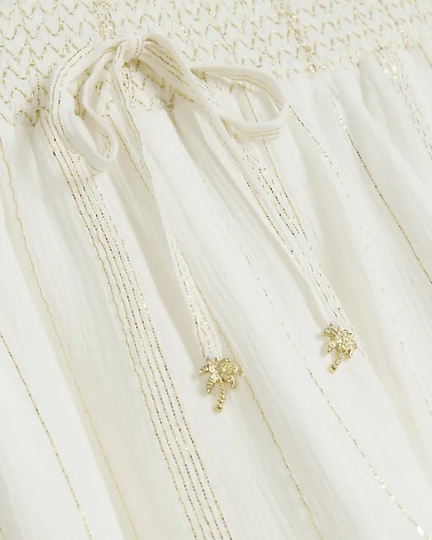 River Island metallic stripe beach shorts< Swimwear & Beachwear