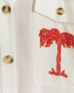 River Island palm tree beach shirt< Swimwear & Beachwear