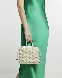 River Island pearl embellished handbag< Bags, Purses & Luggage