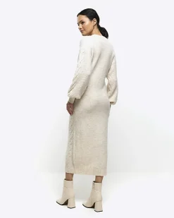 River Island plait jumper midi dress< Dresses