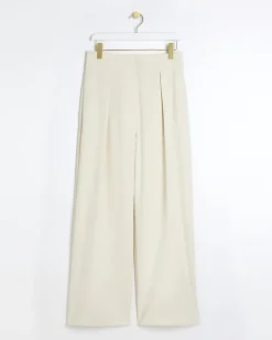 River Island pleated wide leg trousers< Trousers