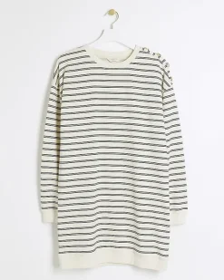 River Island stripe sweatshirt mini dress< Dresses