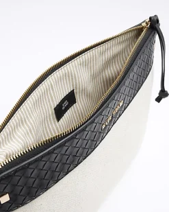 River Island weave trim canvas pouchette bag< Bags, Purses & Luggage