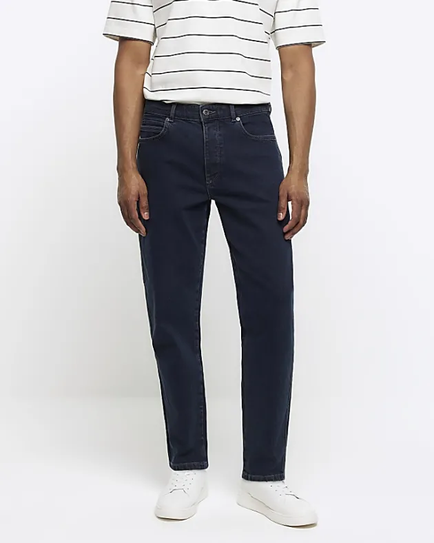 River Island Dark tapered fit jeans< Jeans