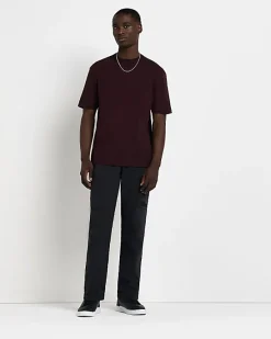 River Island Dark regular fit t-shirt< Essentials