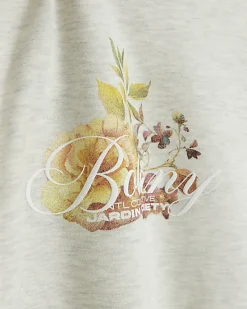 River Island Ecru regular fit floral graphic sweatshirt< Hoodies & Sweatshirts