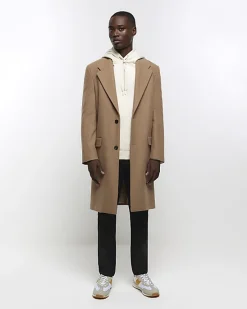 River Island Ecru regular fit plain hoodie< Hoodies & Sweatshirts