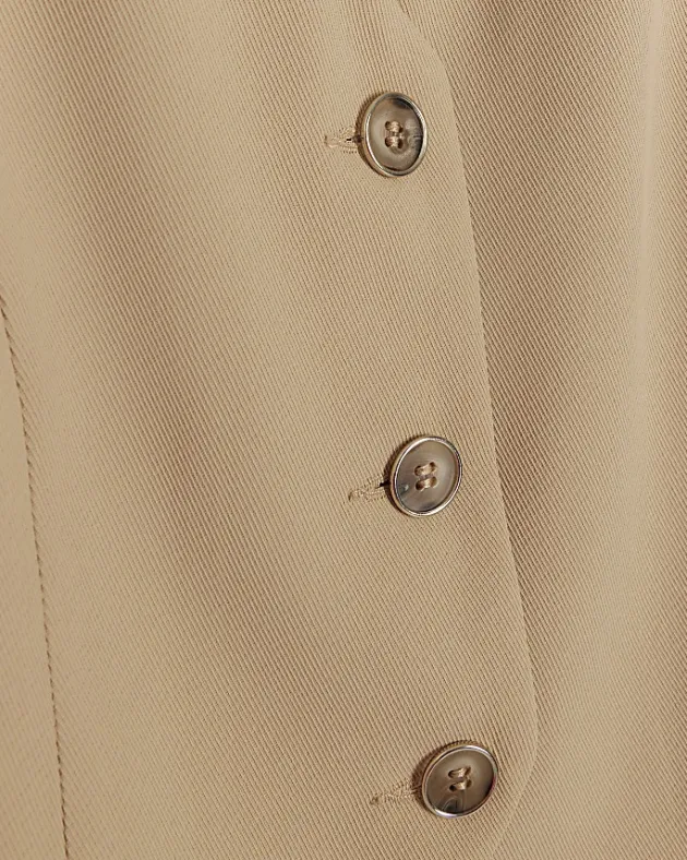 River Island Girls beige waistcoat< Coats & Jackets