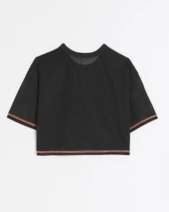 River Island Girls active mesh back t-shirt< Tops & T-shirts