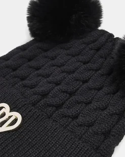 River Island Girls Double Pom Pom Beanie Hat< Accessories & Jewellery
