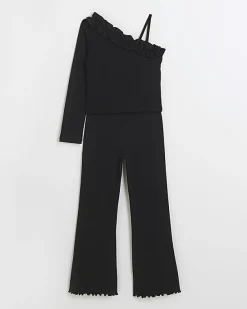 River Island Girls frill one shoulder top set< Sets & Outfits