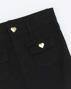 River Island Girls Front Pocket Flare Jeans< Jeans