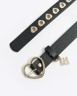 River Island Girls heart buckle belt< Accessories & Jewellery