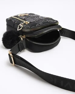 River Island Girls nylon heart pom festival< Bags & Purses