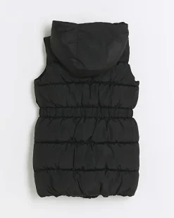 River Island Girls padded showerproof hooded gilet< Coats & Jackets