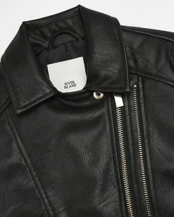 River Island Girls Pu double zip biker jacket< Coats & Jackets