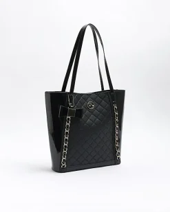 River Island Girls quilted chain detail shopper bag< Bags & Purses