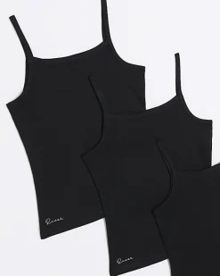 River Island Girls RI vest top 3 pack< Pyjamas & Underwear