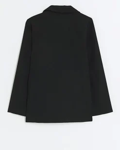 River Island Girls rolled sleeve blazer< Coats & Jackets