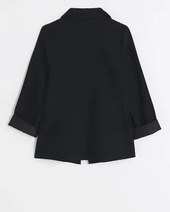 River Island Girls rolled sleeve blazer< Coats & Jackets