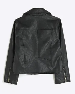 River Island Girls zip up biker jacket< Coats & Jackets